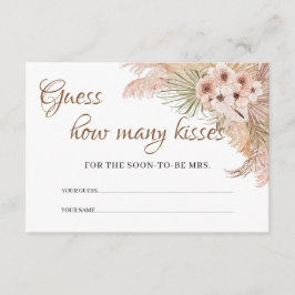 Gedroogde Palm Pampas Grass Orchid Hoeveel kussen Informatiekaartje