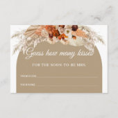 Gedroogde palm Pampas Grass terracotta Hoeveel Kis Informatiekaartje (Voorkant)