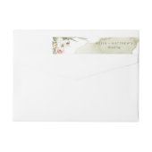 Gedroogde palmbladeren bloemengroene Waterverf, br (Achterkant)