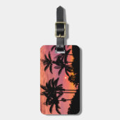 Gedroogde palmbomen, Hawaii Bagagelabel (Voorkant verticaal)