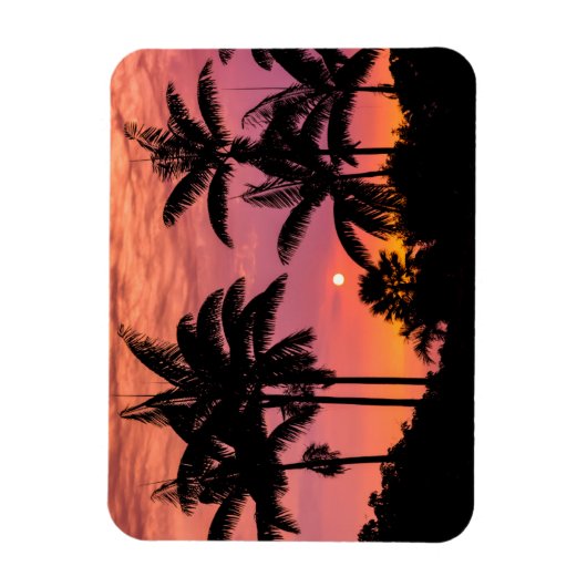 Gedroogde palmbomen, Hawaii Magneet (Verticaal)