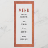 Gedroogde palmparelspruitjes menu (Achterkant)