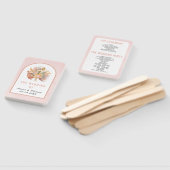 Gedroogde palmpasta's zacht roze trouwprogramma handwaaier (Niet-gemonteerd)