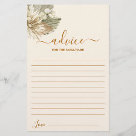 Gedroogde Palms Lunaria-advies voor de moeder als 