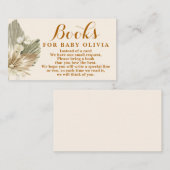 Gedroogde Palms Lunaria Books for Baby Request Car Informatiekaartje (Voorkant / Achterkant)