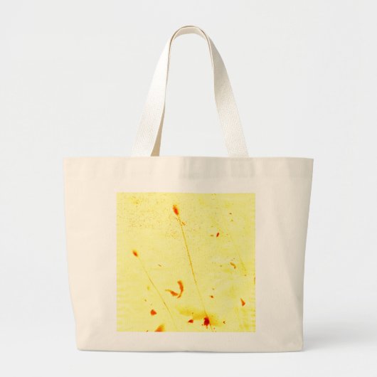 Gedroogde papaver stengels en zaden zonneprint Kru Grote Tote Bag (Voorkant)