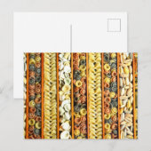 Gedroogde pasta Foto Briefkaart (Voorkant / Achterkant)