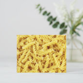 Gedroogde pasta's (Italiaans voedsel) Briefkaart (Staand voorkant)
