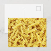 Gedroogde pasta's (Italiaans voedsel) Briefkaart (Voorkant / Achterkant)