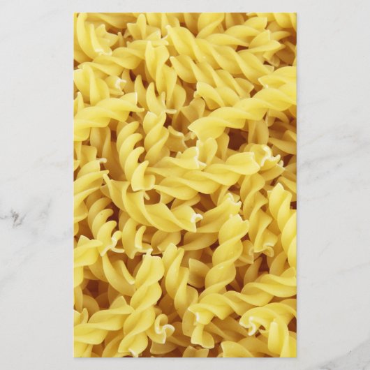 Gedroogde pasta's (Italiaans voedsel) Briefpapier (Voorkant)