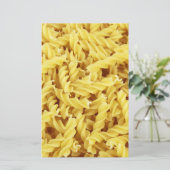 Gedroogde pasta's (Italiaans voedsel) Briefpapier (Staand voorkant)