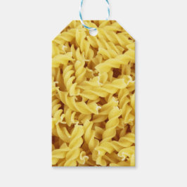 Gedroogde pasta's (Italiaans voedsel) Cadeaulabel