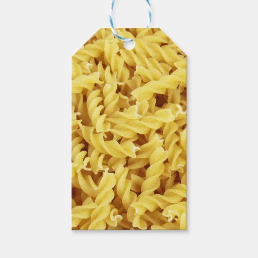 Gedroogde pasta's (Italiaans voedsel) Cadeaulabel (Voorkant)