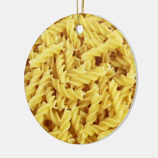 Gedroogde pasta's (Italiaans voedsel) Keramisch Ornament (Links)