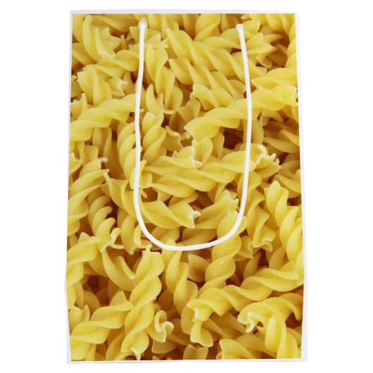 Gedroogde pasta's (Italiaans voedsel) Medium Cadeauzakje (Achterkant)