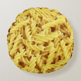 Gedroogde pasta's (Italiaans voedsel) Rond Kussen