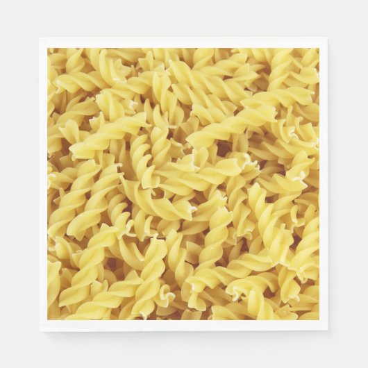 Gedroogde pasta's (Italiaans voedsel) Servet (Voorkant)