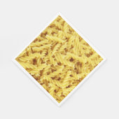 Gedroogde pasta's (Italiaans voedsel) Servet (Hoek)