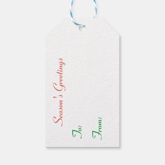Gedroogde pers Kerstboom-Paarse Bloem Gift Label Cadeaulabel (Achterkant)
