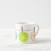 Gedroogde pompkopjes van fruit espresso kop (Voorkant rechts)