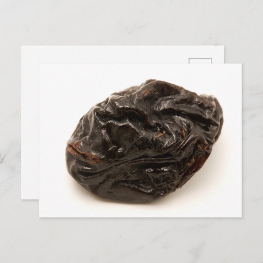 Gedroogde pruimen briefkaart (Voorkant / Achterkant)