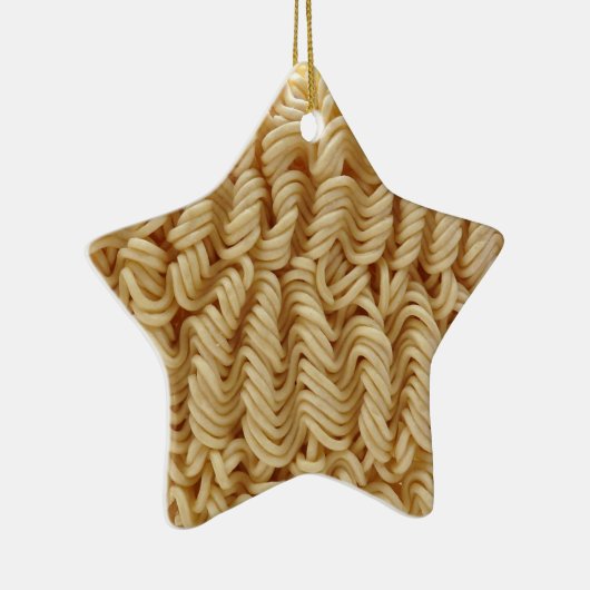 Gedroogde ramen noedels keramisch ornament (Rechts)