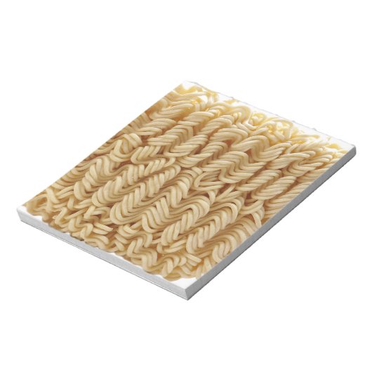 Gedroogde ramen noedels notitieblok (Linkerzijde)