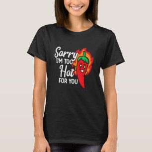 Gedroogde rode chilipepers Carolina Reaper pittig T-shirt