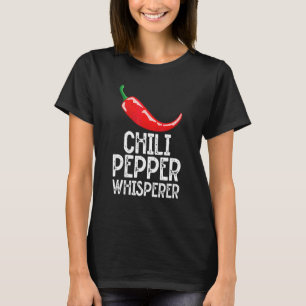Gedroogde rode chilipepers Carolina Reaper pittig T-shirt