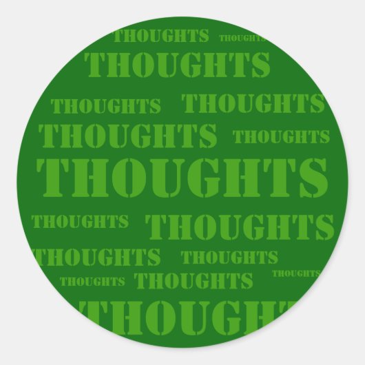 Gedroogde Ronde Sticker (Voorkant)