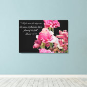 Gedroogde Roos Vers Canvasprint Canvas Afdruk (Insitu (Houten vloer))