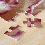 Gedroogde roze roze roze legpuzzel (Zijkant)