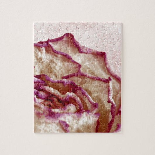 Gedroogde roze roze roze legpuzzel (Verticaal)