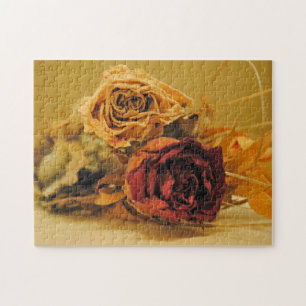 Gedroogde Rozen Vloeiend, mooi Afbeelding Legpuzzel