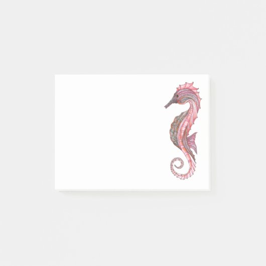 Gedroogde Seahorse Sticky Notes (Voorkant)