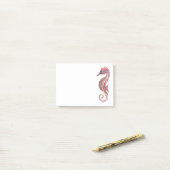 Gedroogde Seahorse Sticky Notes (Op bureau)