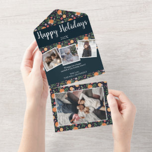 Gedroogde sinaasappels Kerstmis 4 foto's allemaal  All In One Uitnodiging