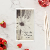 Gedroogde tarwe en Daisy Country Boerderij Wedding Servet (Insitu)