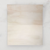 Gedroogde tropische palmbladeren Boho rustieke bru Plaatskaartje (Binnenkant ongevouwen)