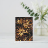 Gedroogde ventilator Abstracte ATC Visitekaartje (Staand voorkant)