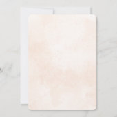 Gedroogde Wildbloemen Bruidsdouche Uitnodiging (Achterkant)