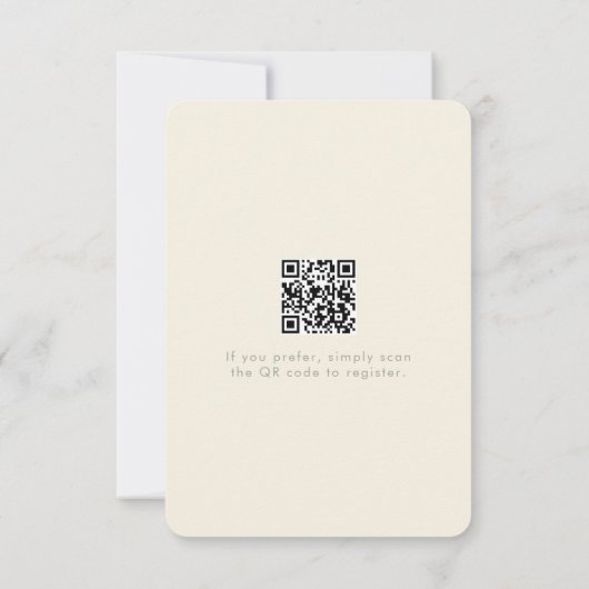 Gedroogde wilde bloemen BOHO Sage Green Wedding RSVP Kaartje (Achterkant)