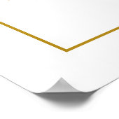 Gedroogde Wilde Bloemen Bruidsthee Welkom Poster (Hoek)