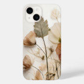 Gedroogde wilde bloemen geperst Case-Mate iPhone case (Achterkant)