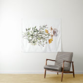 Gedroogde wilde bloemenboeket wandkleed (In Situ (horizontaal))