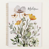 Gedroogde Wildflower Boeket Afspraakboek 2026 Planner (Voorkant)