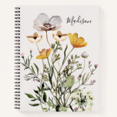 Gedroogde Wildflower Boeket Todo Lijst Notitieboek (Voorkant)