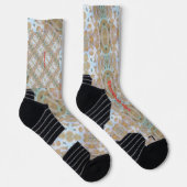 Gedroogde Witte Rozen Sokken (Rechts)