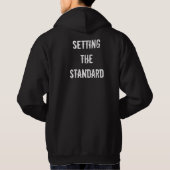 GEDROVEN "De standaard instellen" Hoodie (Achterkant)