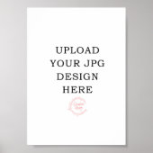 Gedrukt 5x7-teken poster (Voorkant)